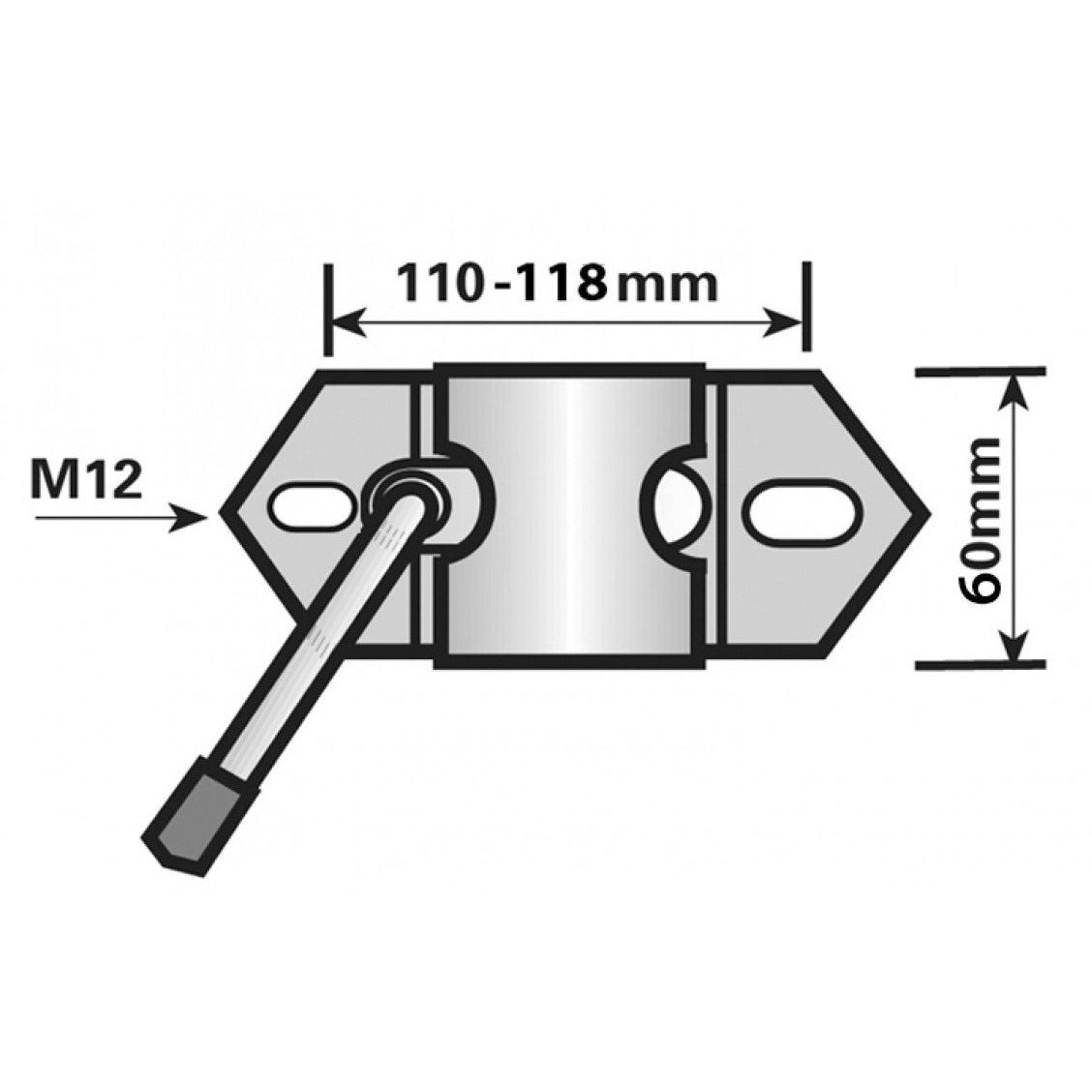 Medium Duty 42mm Clamp