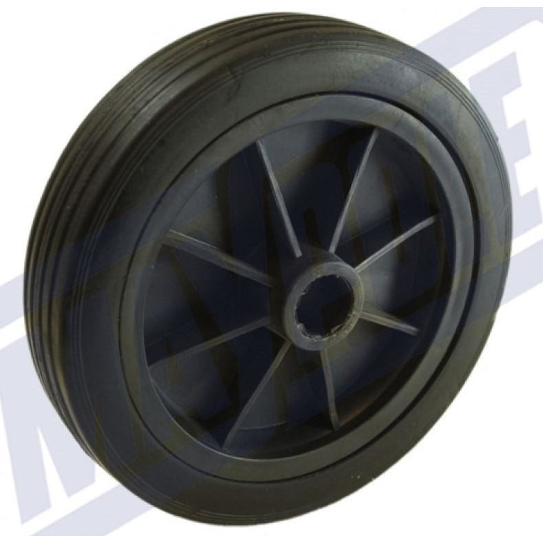 160mm Black Plastic Wheel