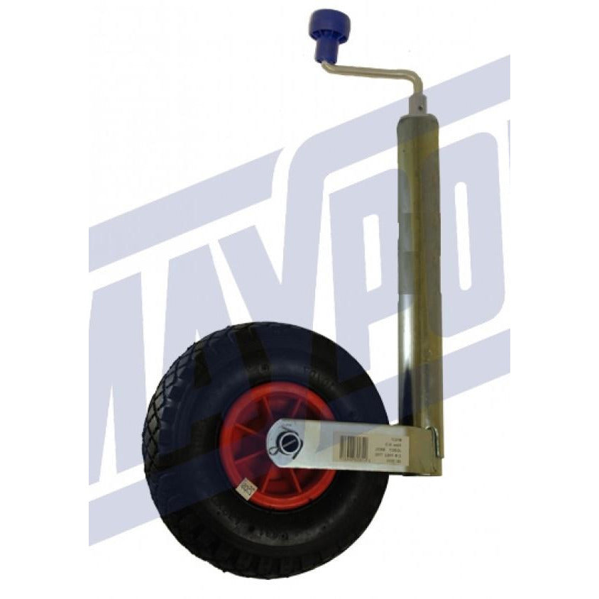 48mm Pneumatic Jockey Wheel & Clamp