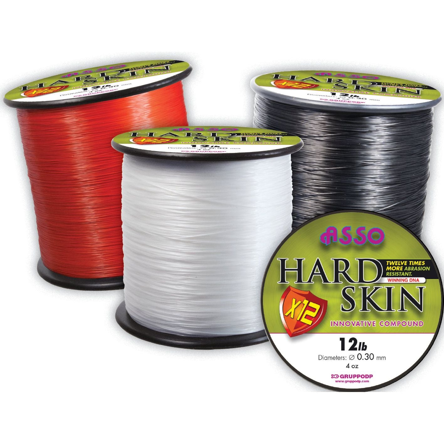 Asso Hard Skin 4oz Black 16lb