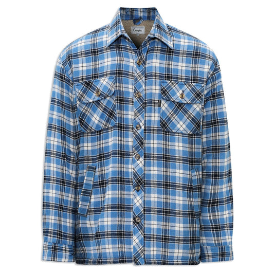 Champion Pennine Sherpa Fleece Lined Shirt - Blue