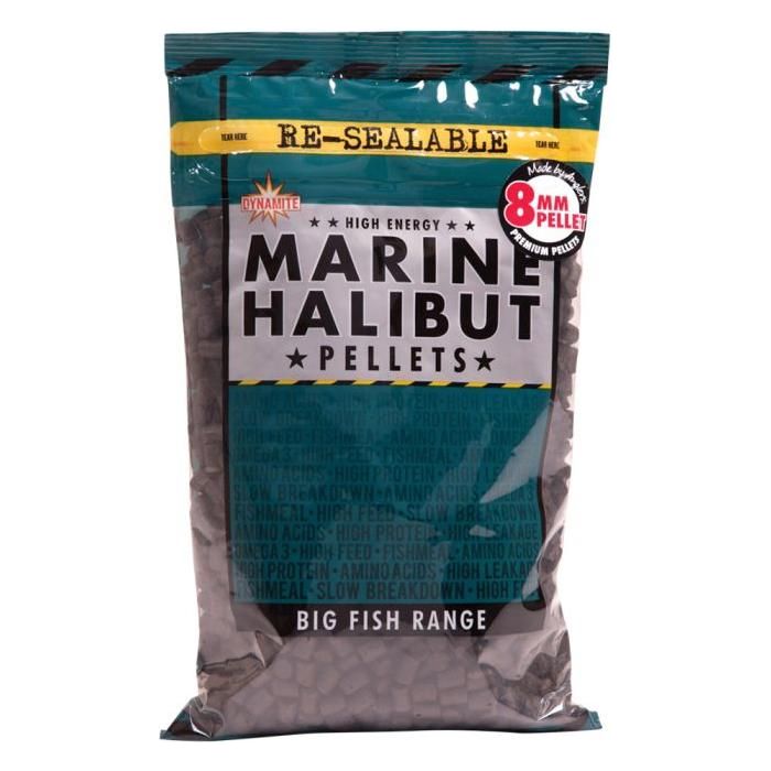 Dynamite Marine Halibut Pellets - 900g