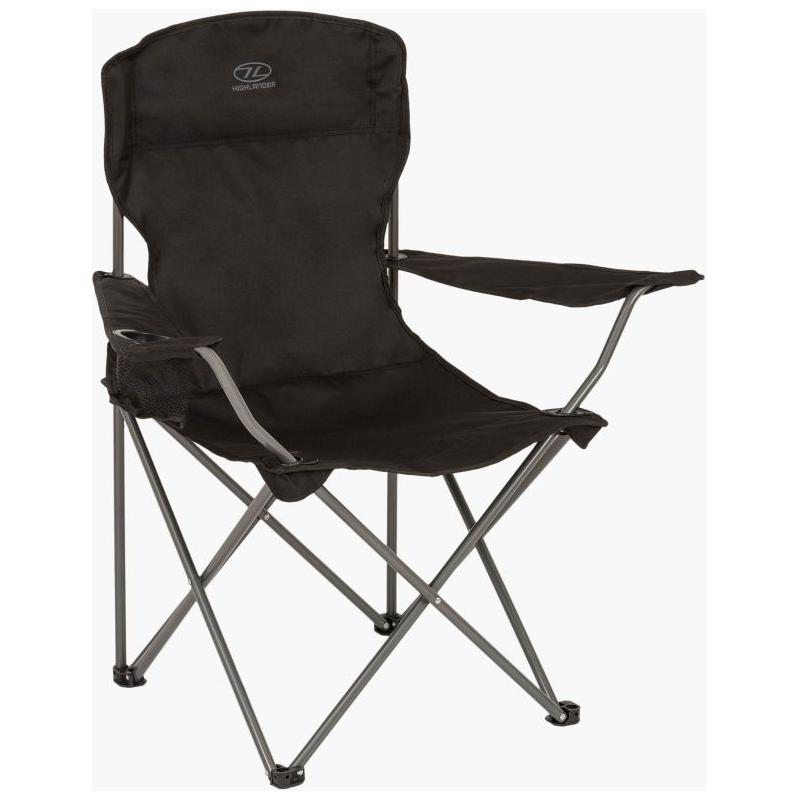 Highlander Edinburgh Camping Chair - Black - IN STORE ONLY