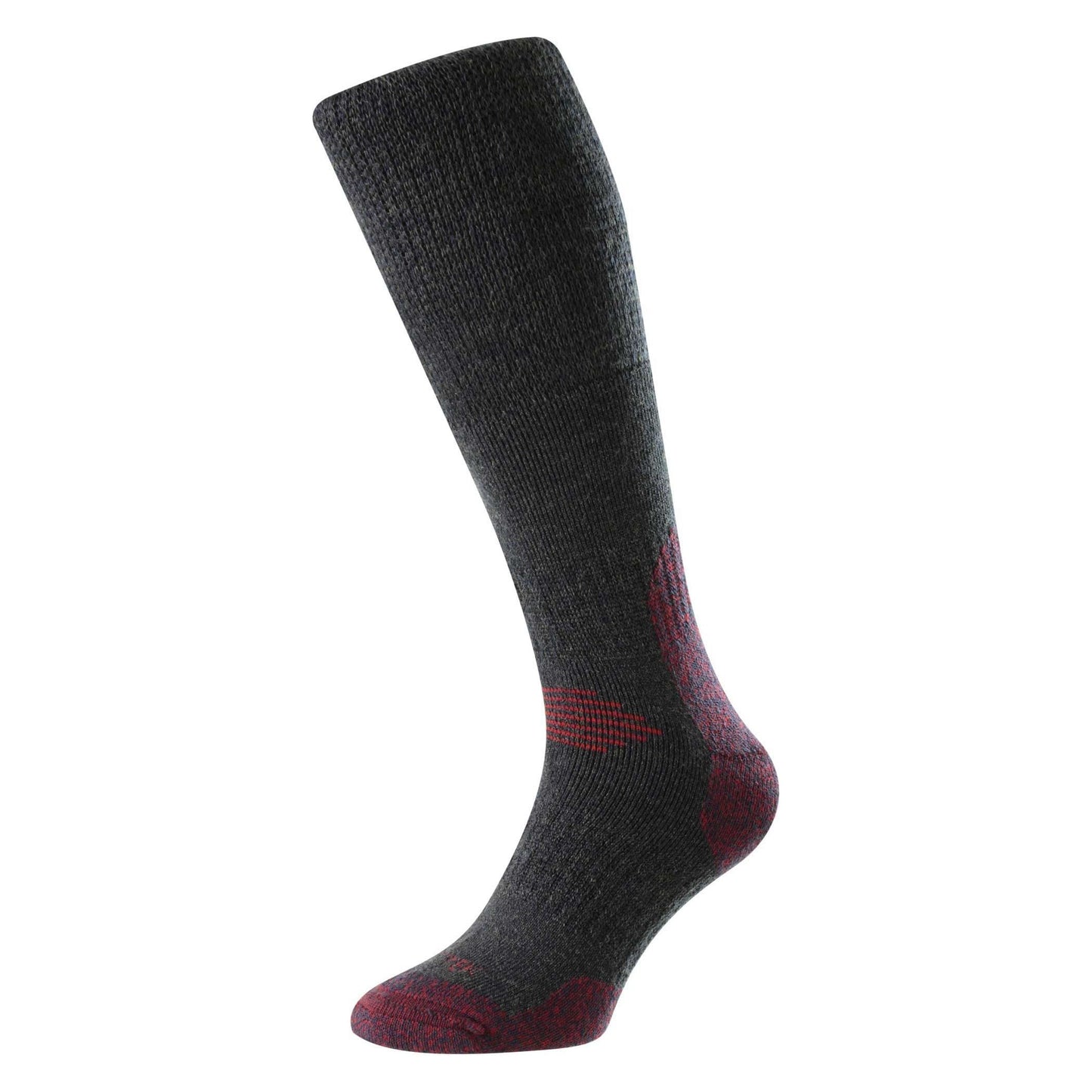 HJ Hall ProTrek HJ703 - Mountain Comfort Top Socks - Navy/Red