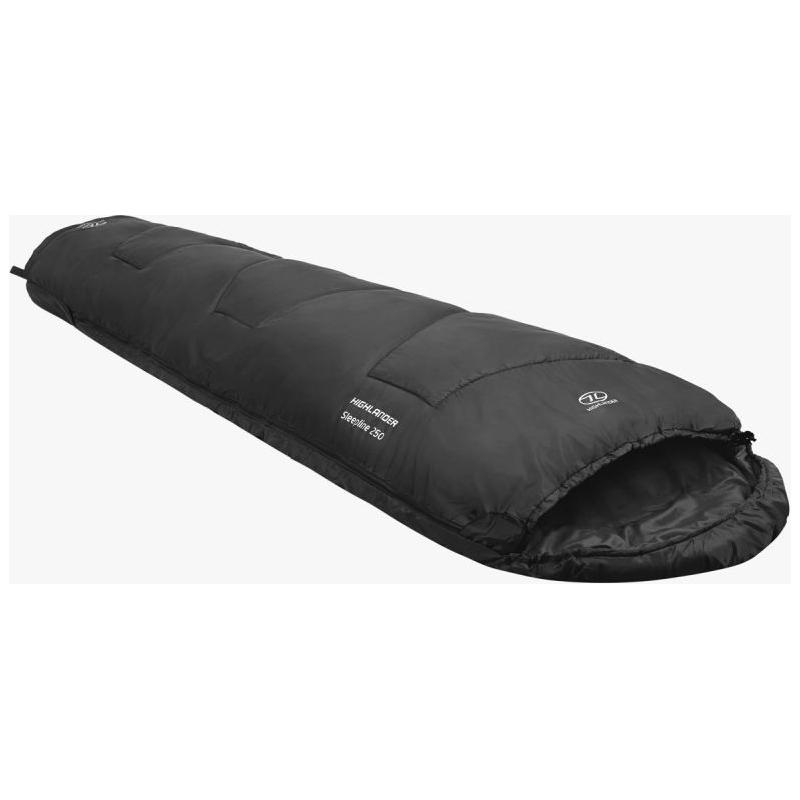 Highlander Sleepline 250 Mummy Sleeping Bag - Charcoal