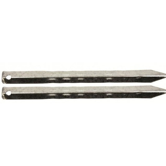 Rippled Angle Steel Peg - 7.25'/18cm
