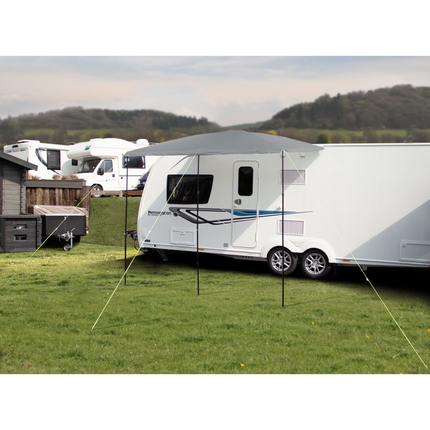 Maypole Poled Sun Canopy - 2.5m x 2.5m