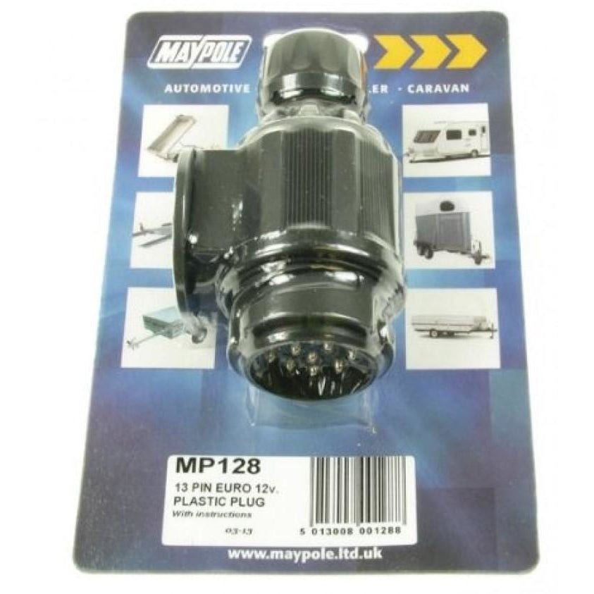 Maypole 13 pin Euro 12v Plastic Plug