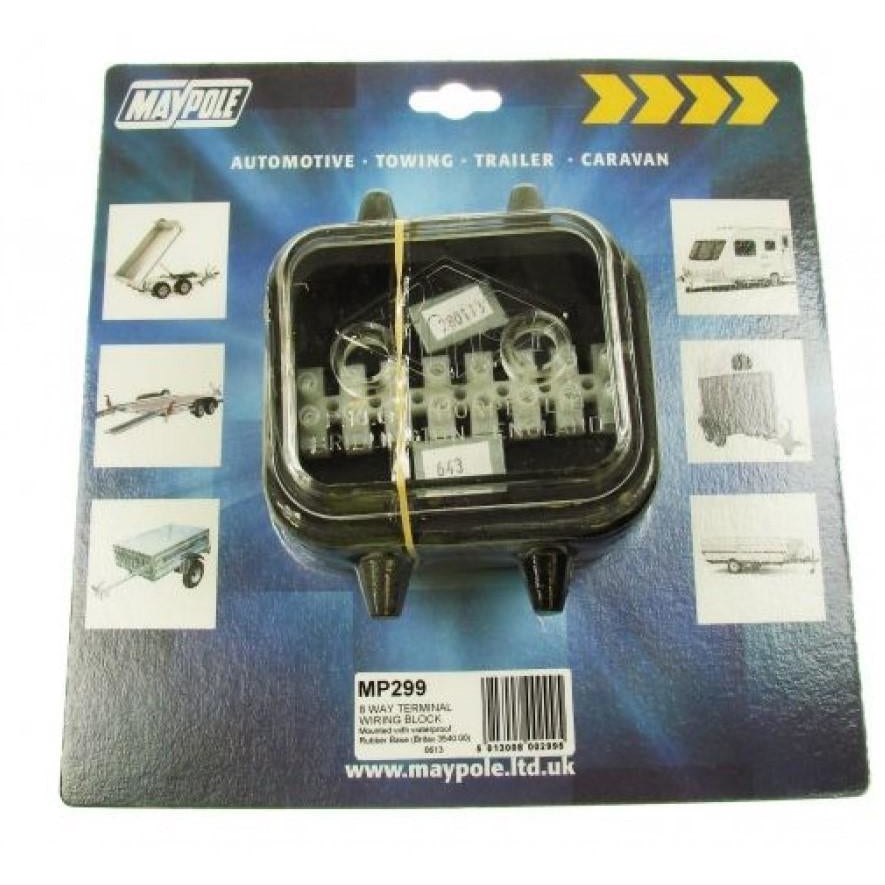 Maypole 8 Way Wiring Block