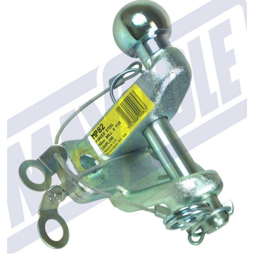 Maypole 50mm Ball & Pin Coupling/Hitch - Silver