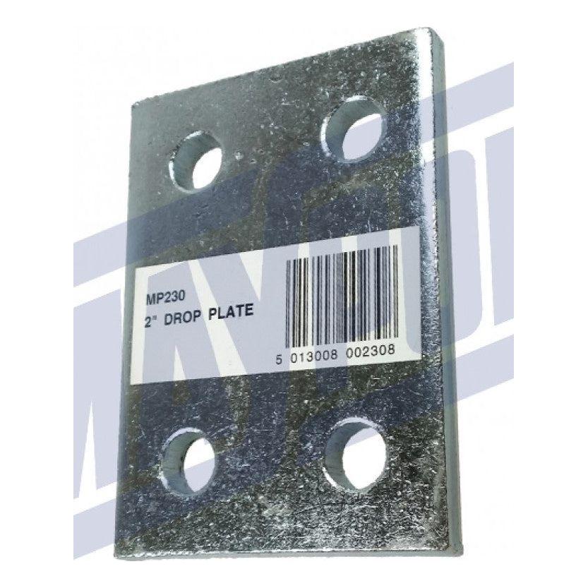 Maypole Drop Plate Zinc Plated 2' 52mm