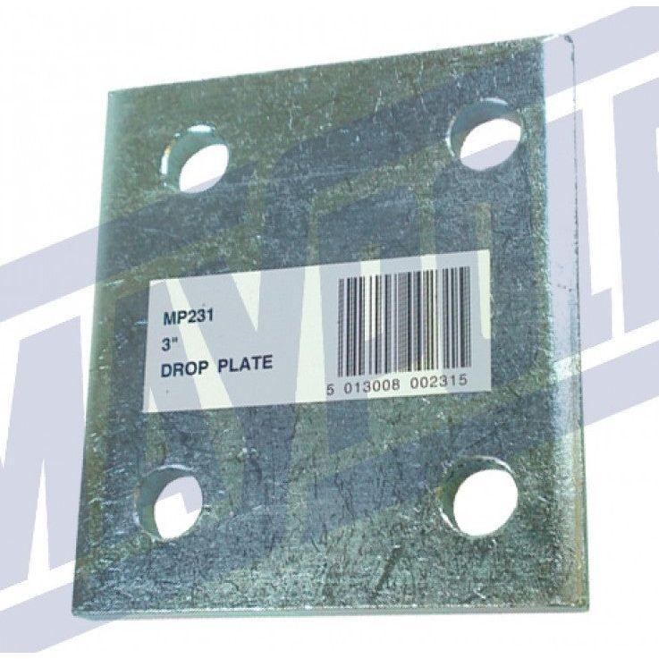 Maypole 4 Hole Drop Plate 3' 77mm