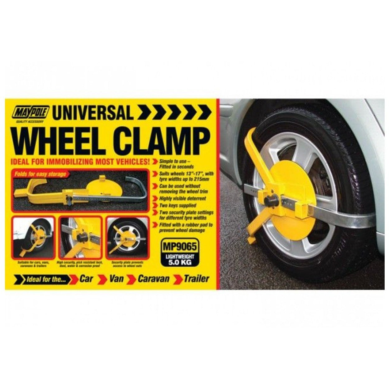 Maypole Universal Wheel Clamp