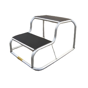 Milenco Aluminium Rubber Top Double Step - AVAILABLE IN STORE ONLY
