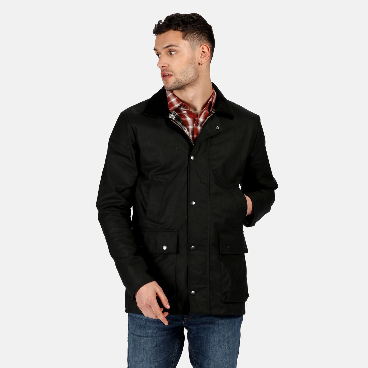 Regatta Men's Country Wax Jacket - Black