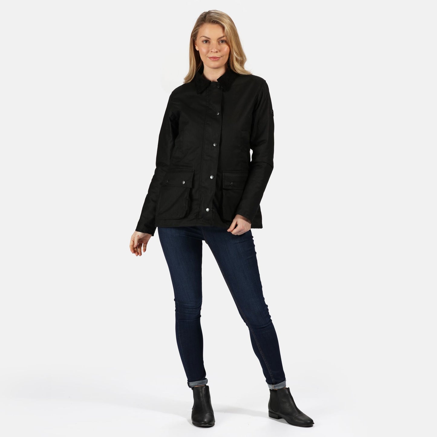 Regatta Lady Country Wax Jacket - Black