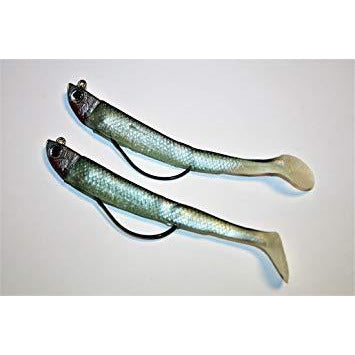 Sidewinder Super Weedless Minnow 5" Green Back