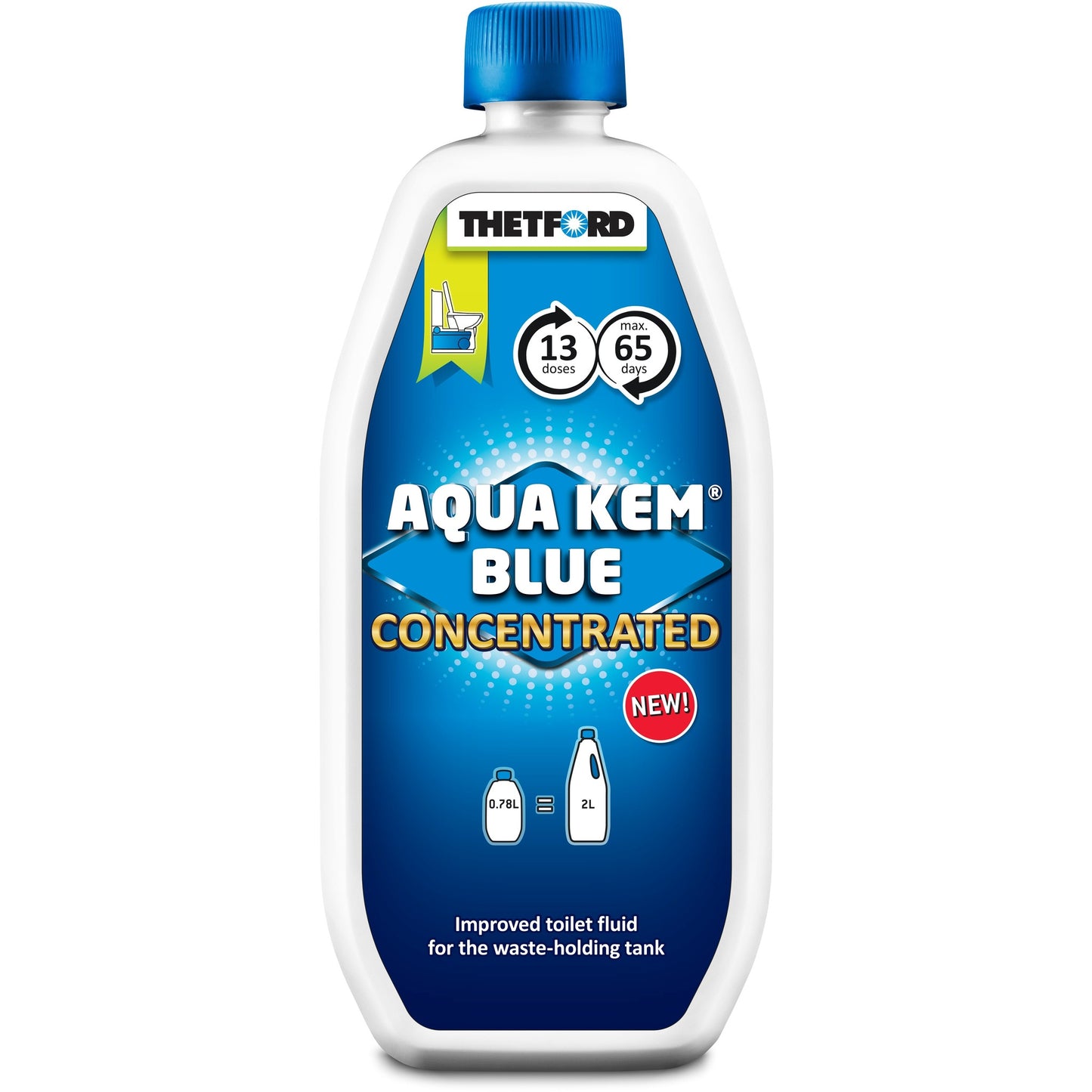 NEW - Aqua Kem Blue Concentrate - 0.7L - AVAILABLE IN STORE ONLY