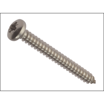 W4 Self Tapping Stainless Steel Panhead Pozidrive Screw - No 8 x 1'