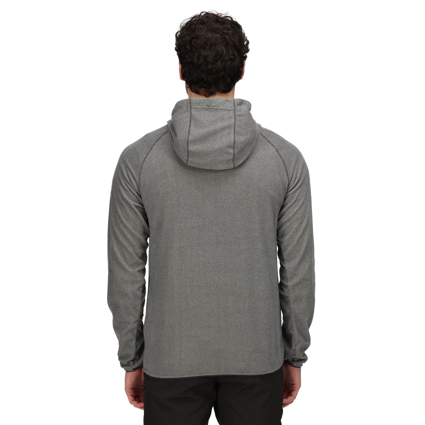 Regatta Men's Montes Lightweight Overhead Hoody - Light Steel/Black