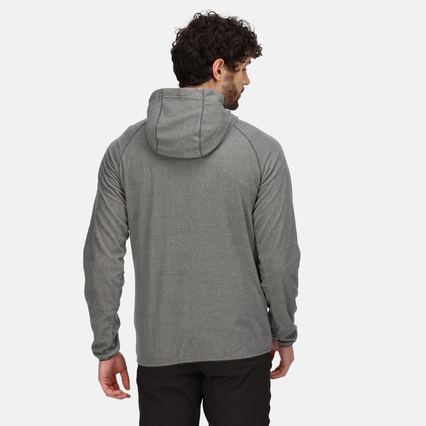 Regatta Men's Montes Lightweight Overhead Hoody - Light Steel/Black