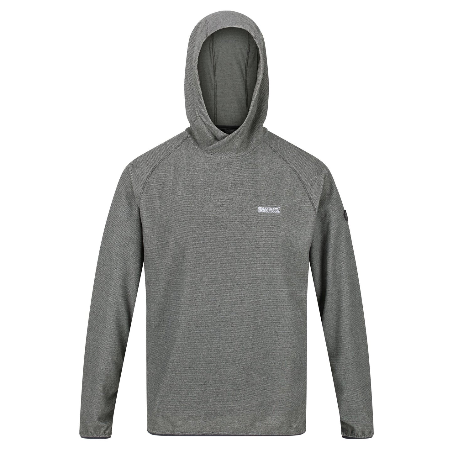 Regatta Men's Montes Lightweight Overhead Hoody - Light Steel/Black