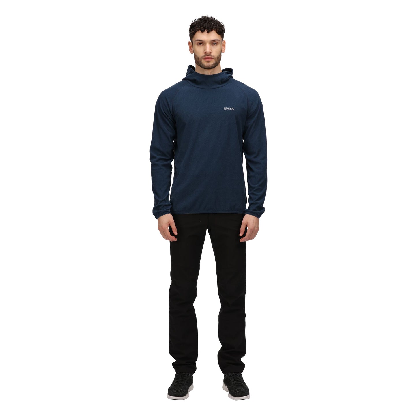 Regatta Men's Montes Overhead Hoody - Moonlight Denim/Black