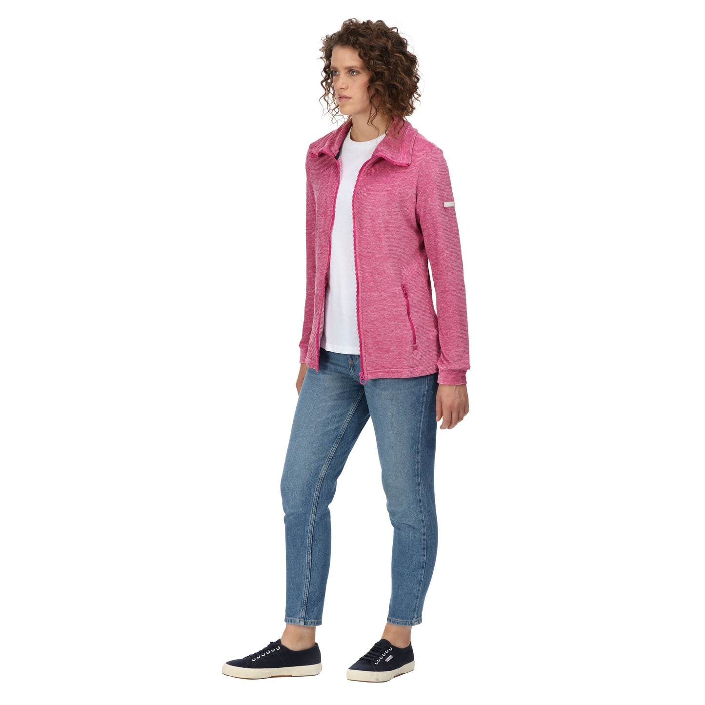 Regatta Women's Everleigh Full Zip Fleece - Textured Fuchsia