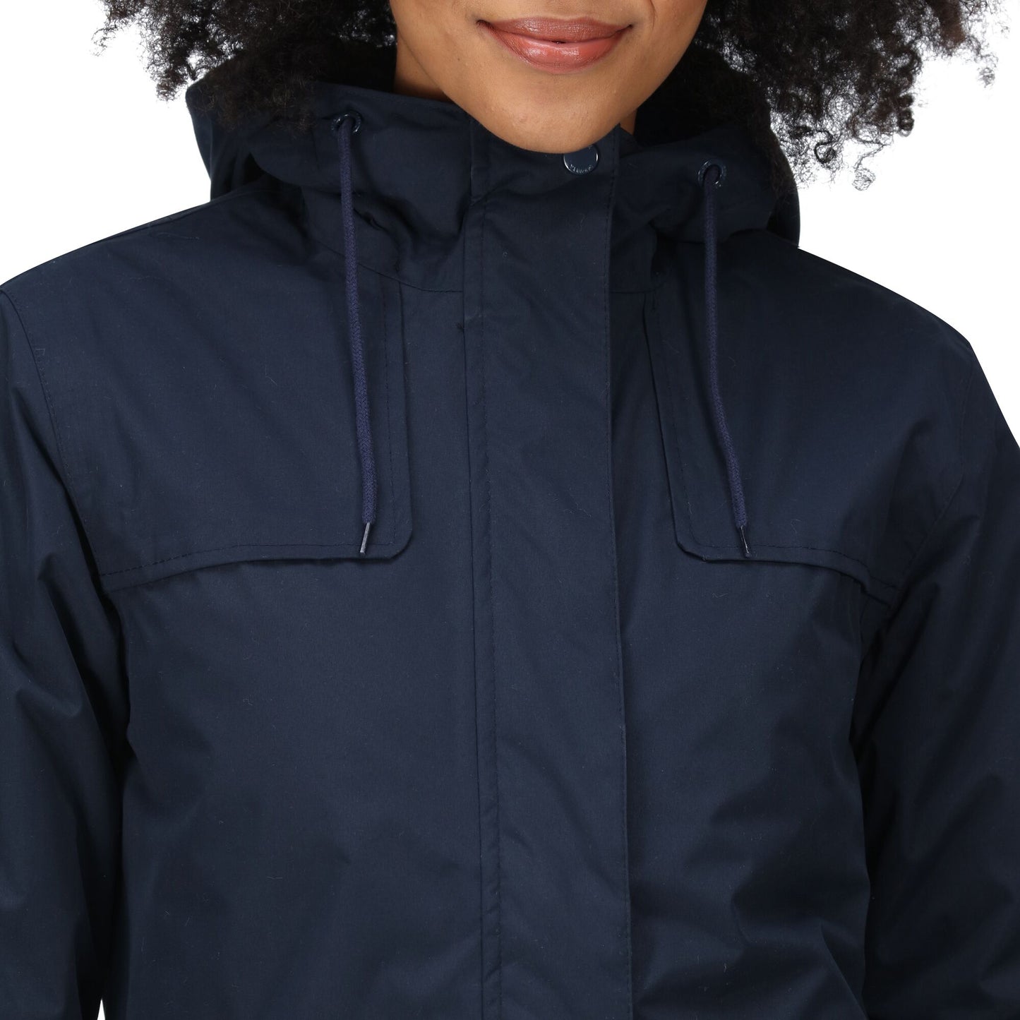 Regatta Bria Women's Fur Lined Waterproof Jacket - Navy