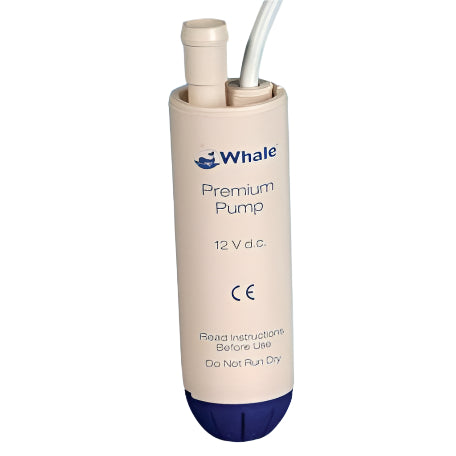 Whale Premium Submersible Pump - 12V 13L/min - inc electrical connectors