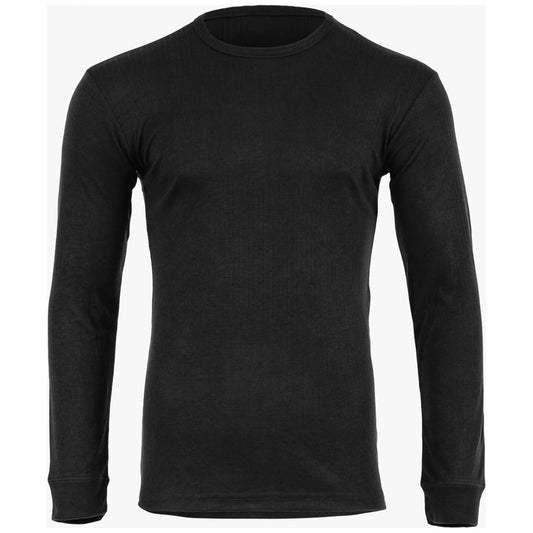 Highlander Long Sleeve Thermal Vest Base Layer - Black