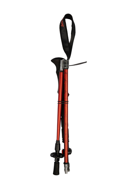 Vango Basho Folding Walking Pole - Single - Red