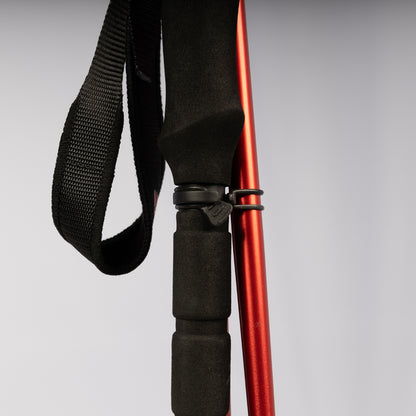 Vango Basho Folding Walking Pole - Single - Red