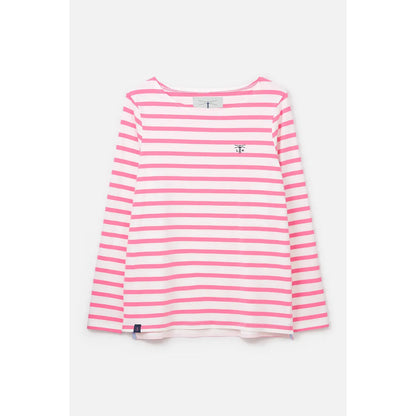 Lighthouse Ladies Causeway Breton Top - Azalea Pink Stripe