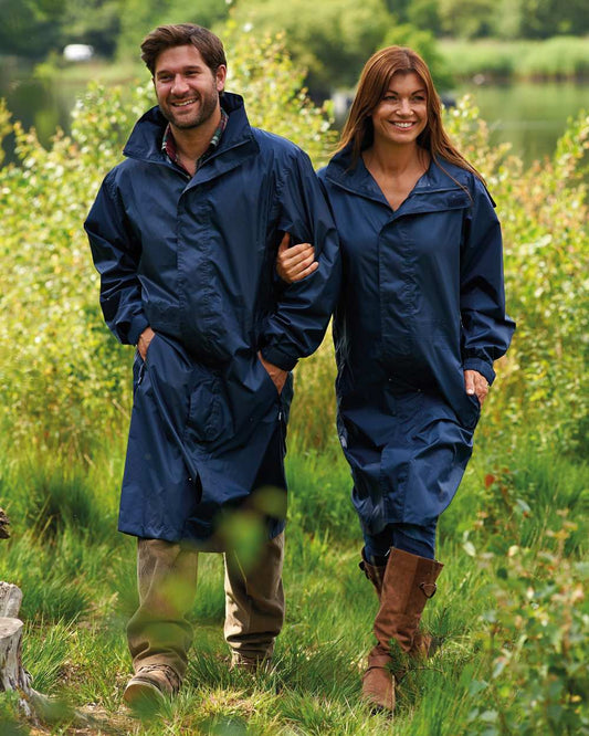 Champion Storm Adults' Breathable Waterproof Coat - Navy