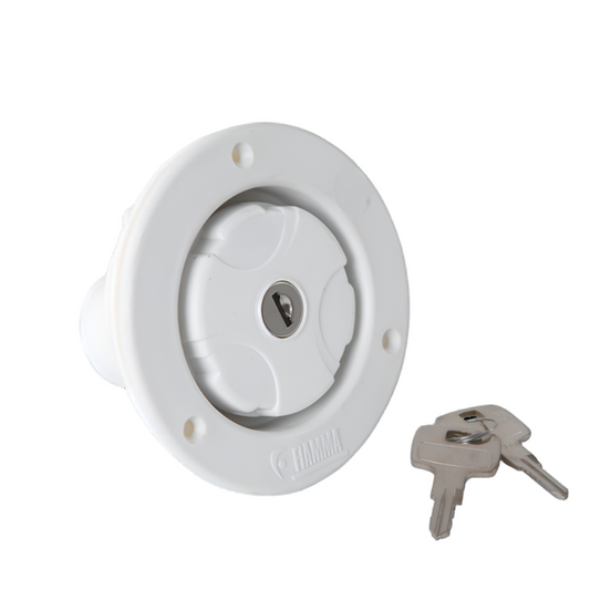 Fiamma Water Cap with Lock - White