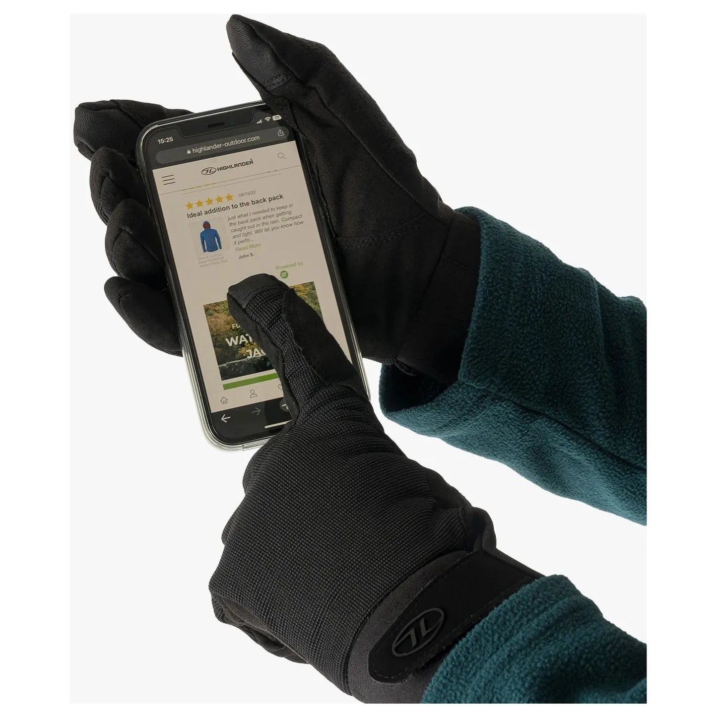 Highlander 100% Waterproof Gloves - Black