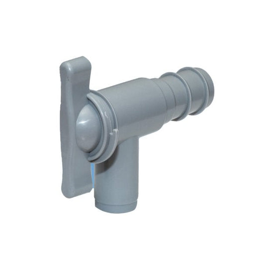 PLS Grey Drainage Tap - Waste Water - 28.5cm hose conn