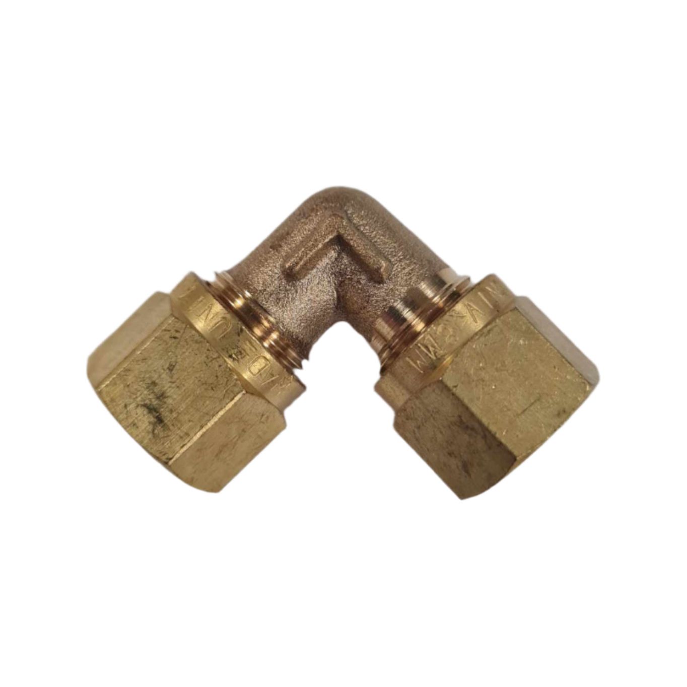 Grove Brass Gas Connector Equal Elbow - 8mm