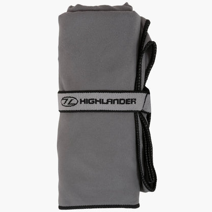 Highlander XL Fibresoft Towel - Charcoal