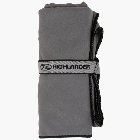 Highlander XL Fibresoft Towel - Charcoal
