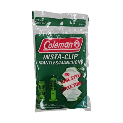 Coleman InstaClip Tube Mantles for Northstar 2000 & 2500 Lanterns - Pack of 2