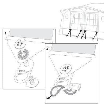 Isabella Isa Link Storm Guy (10 pieces) - 900060124