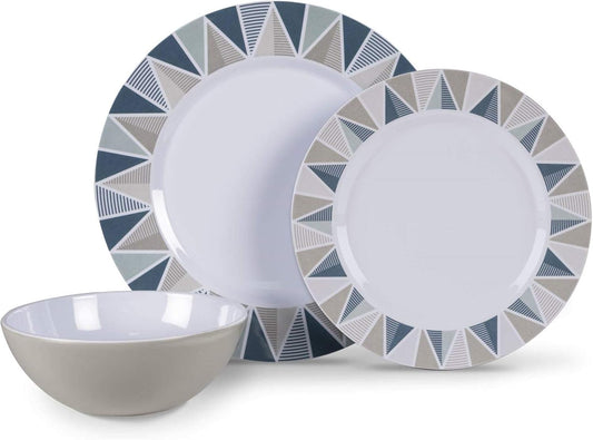 Kampa Apex Melamine Set - 12 pieces - Available in store only