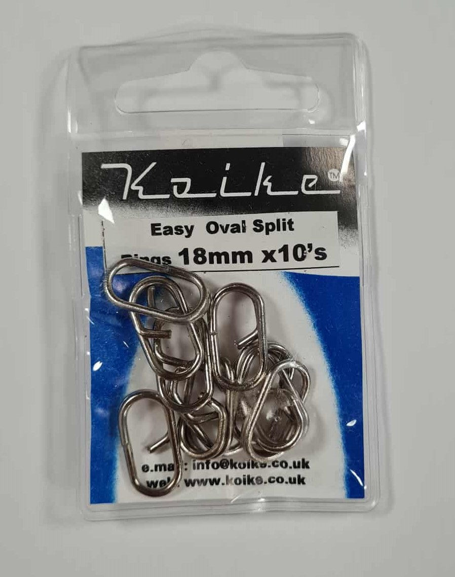 Koike Oval Split Rings Stainless Steel
