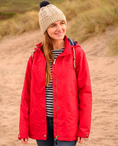 Lighthouse Eva Ladies Waterproof Jacket - Women's Coat - Red