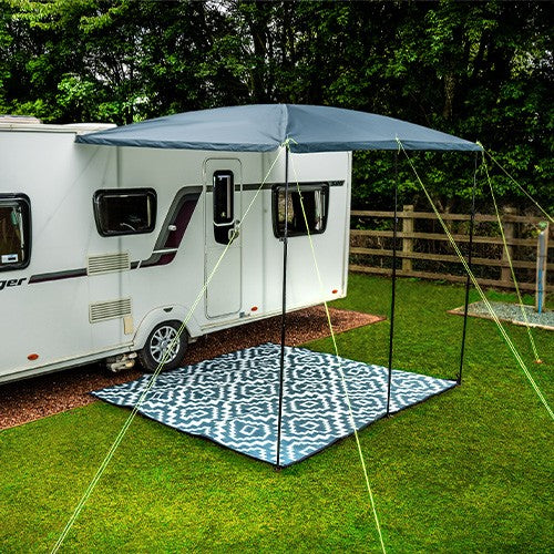 Maypole Leisure - Aztec Deluxe Carpet - Grey - 2.5m x 3.5m
