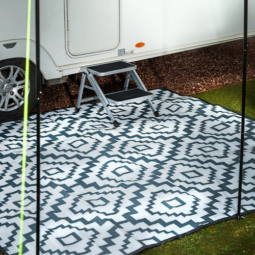Maypole Leisure - Aztec Deluxe Carpet - Grey - 2.5m x 3m
