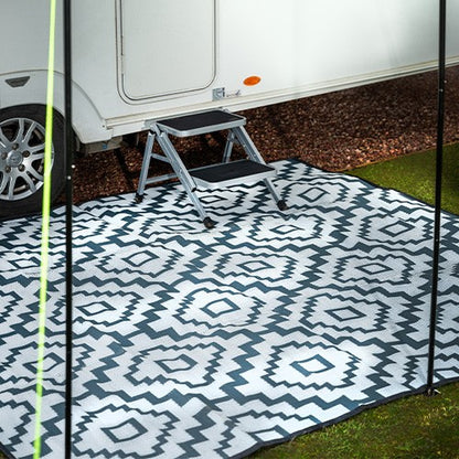 Maypole Leisure - Aztec Deluxe Carpet - Grey - 2.5m x 3.5m