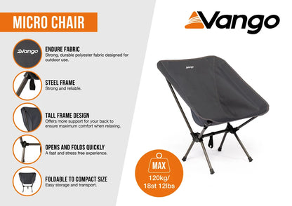 Vango Standard Micro Chair - India Ink